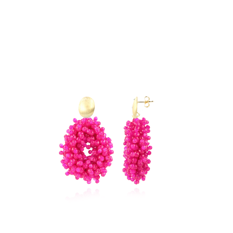 Fuchsia Earrings Louise Glassberry Drop S Double Stones Tonallott-theme.productDescriptionPage.SEO.byTheBrand