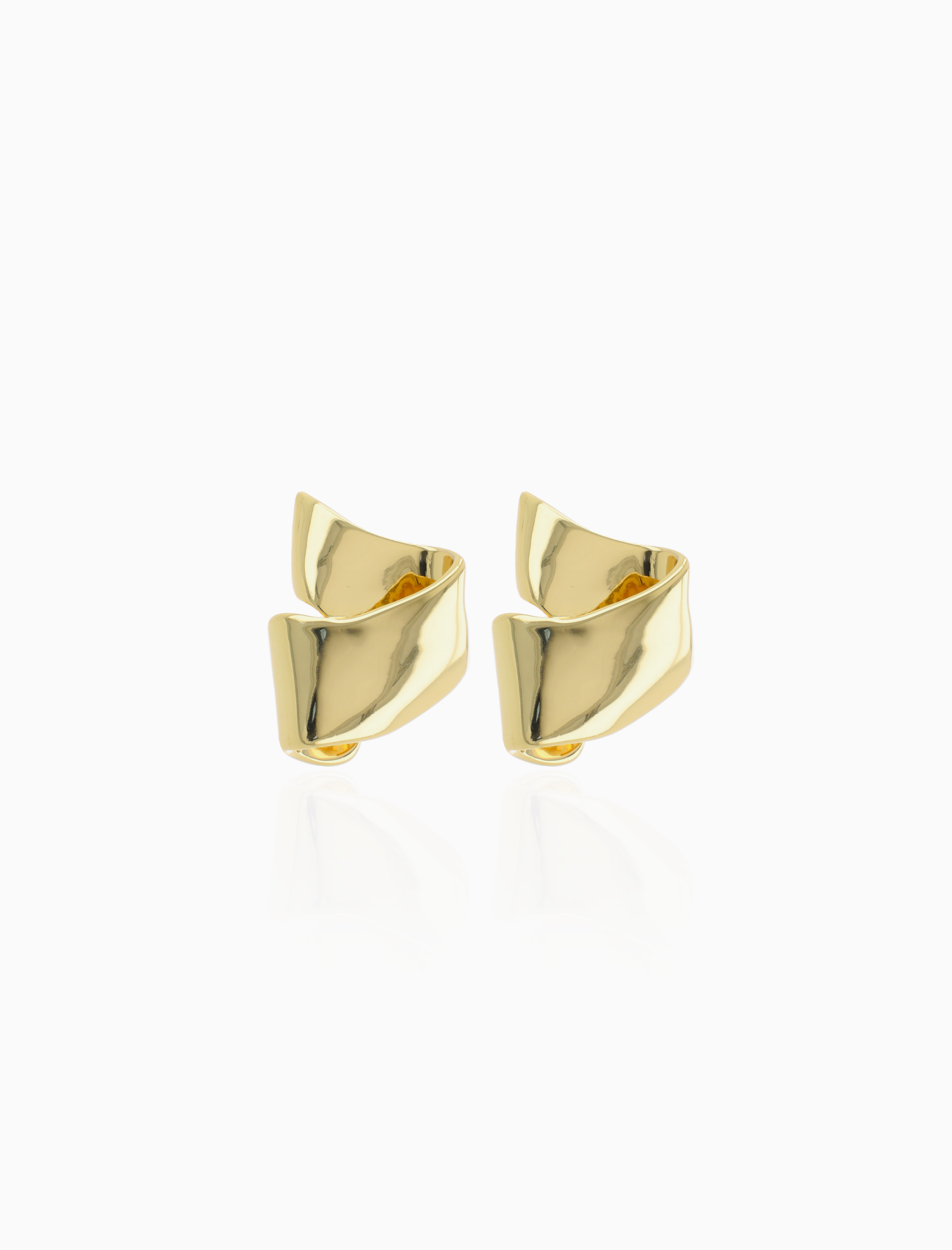 Gouden Oorbellen Kyra Wave M