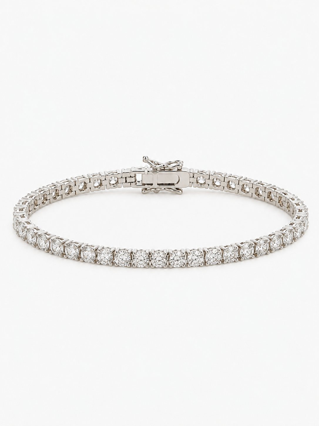 Silver Bracelet CL Bracelet Icon Tennis Small 18cm - S Brass