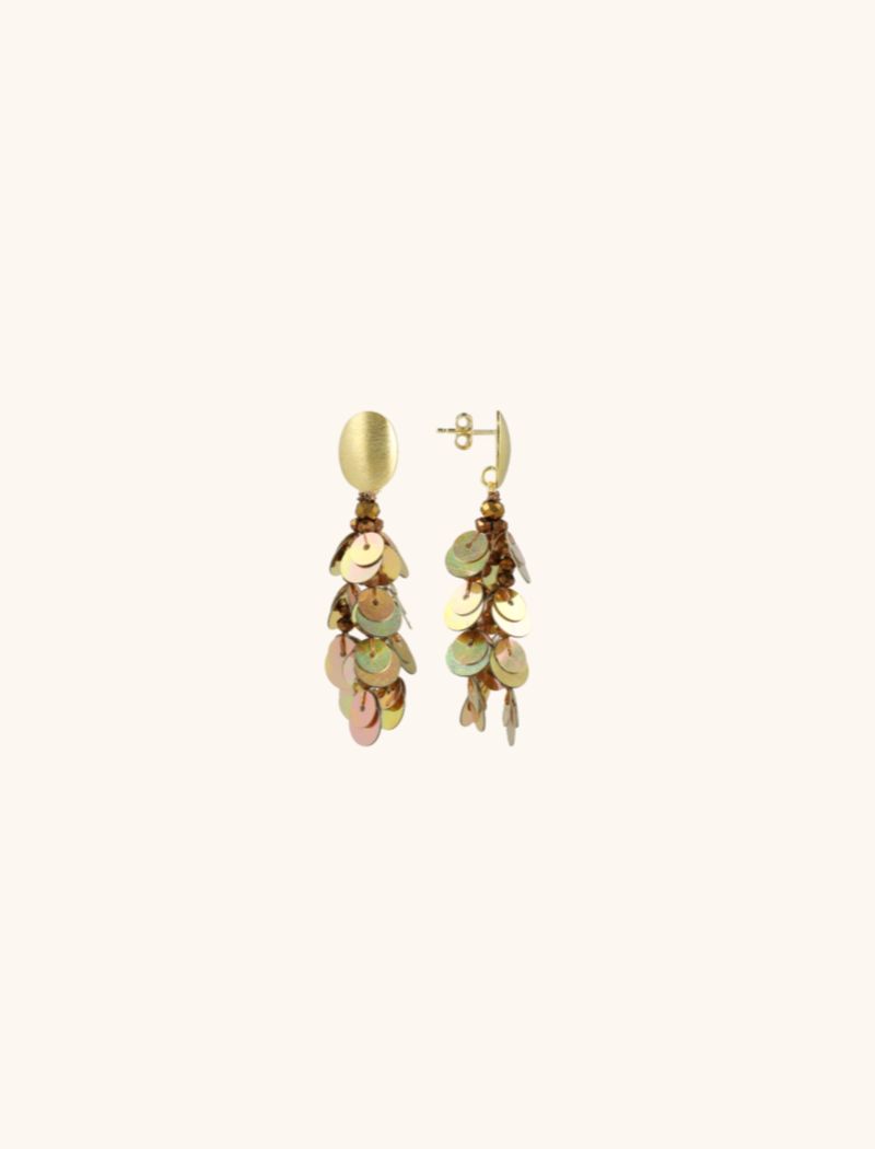 Koperen Oorbellen Sequin Single Fall Mlott-theme.productDescriptionPage.SEO.byTheBrand