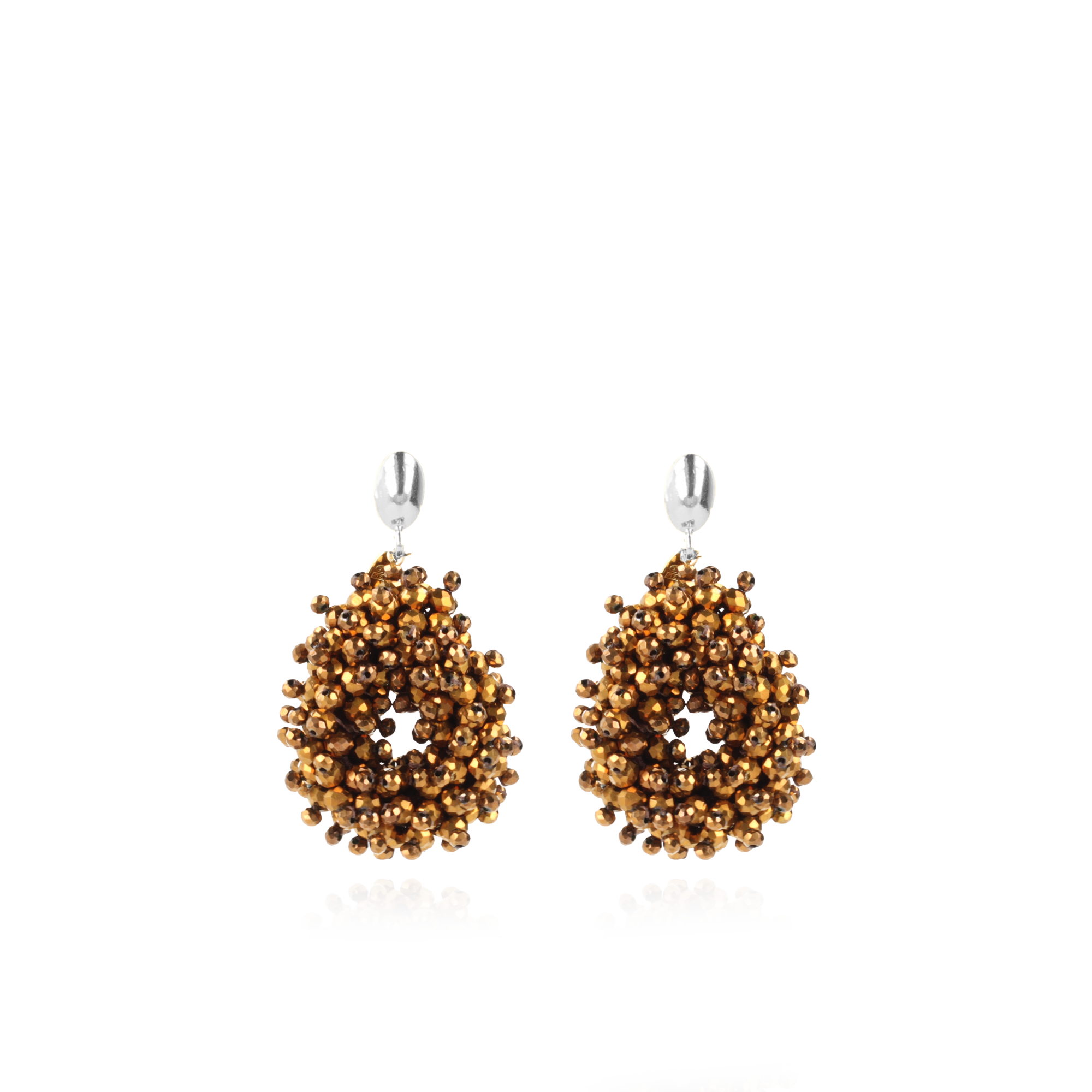 Koper Oorbellen Louise Double Stones Drop Slott-theme.productDescriptionPage.SEO.byTheBrand