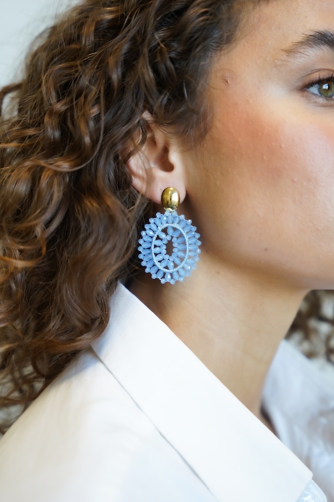 Blauwe Oorbellen Ovaal Noa Slott-theme.productDescriptionPage.SEO.byTheBrand