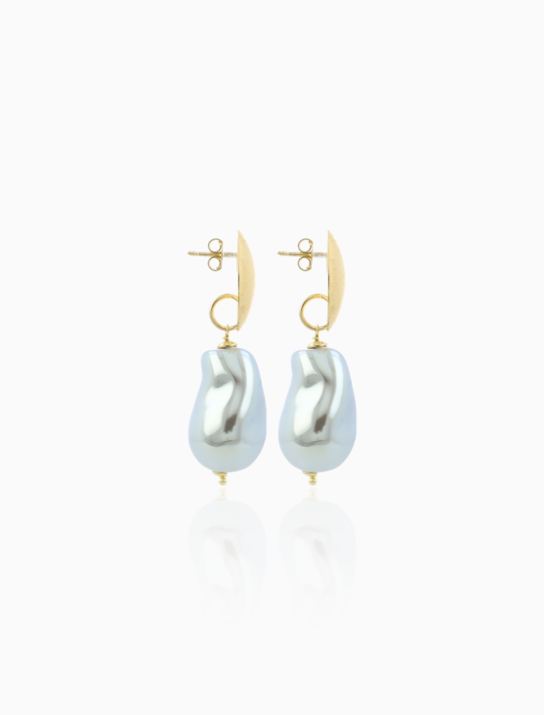 Cecilia - CE QU Crystal Glass Pearl Look M - Soft Green