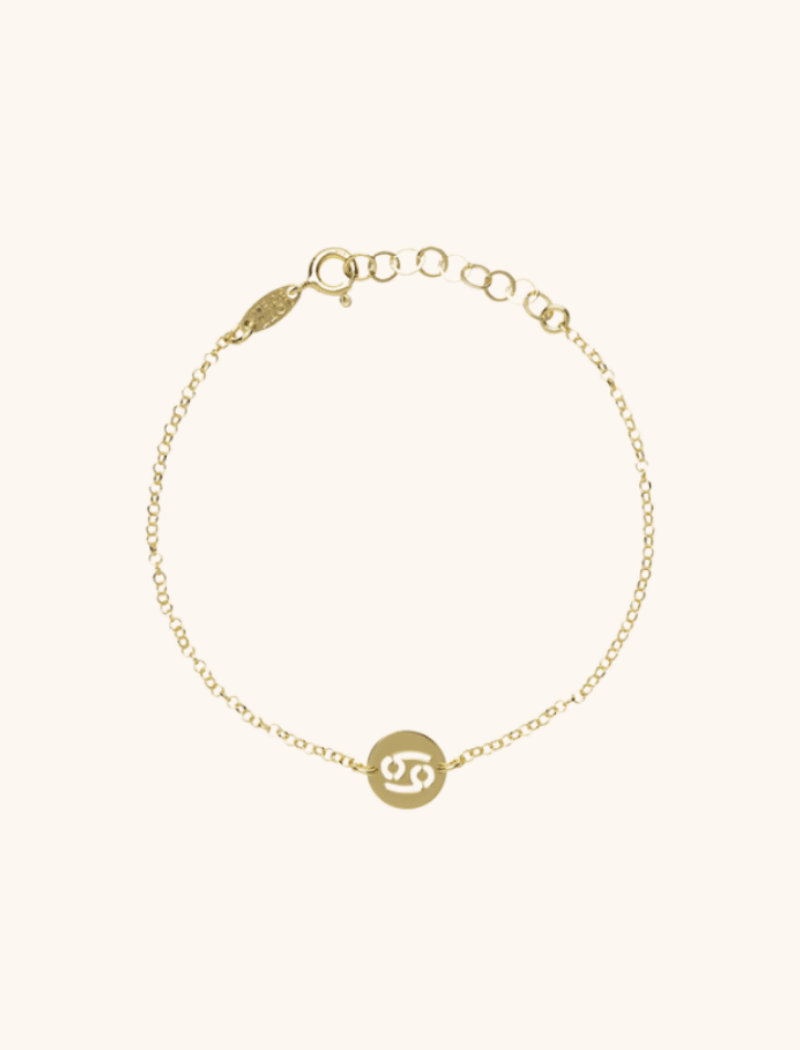 Rose armband Initial  klein