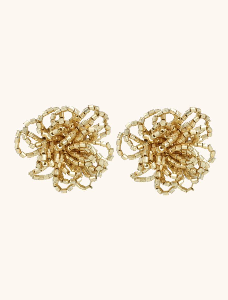 Gouden Oorbellen Knotted Earring L Maerle Gouden Oorbellen Knotted Earring L Maerle