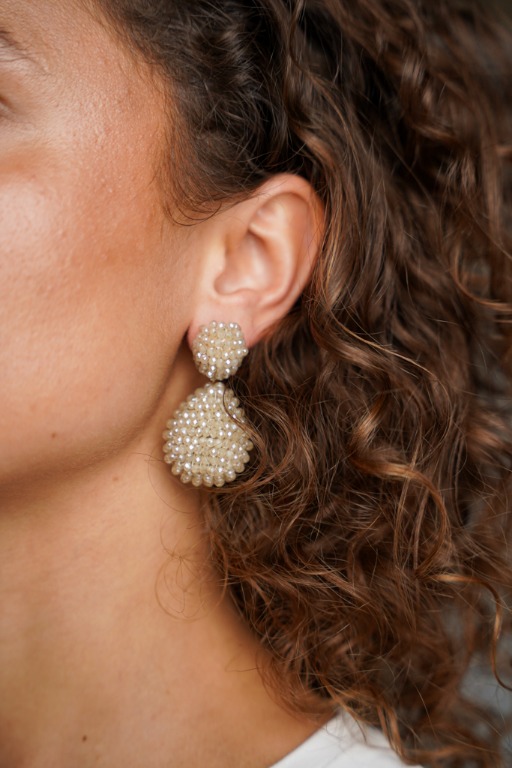Beige Earrings Kenza Glassberry Drop S