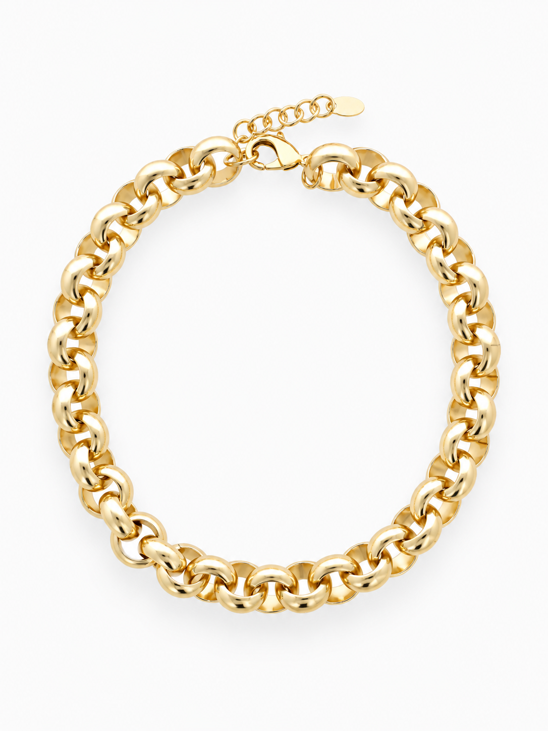 Isolde - CLA Necklace Rolo L - Soft Gold