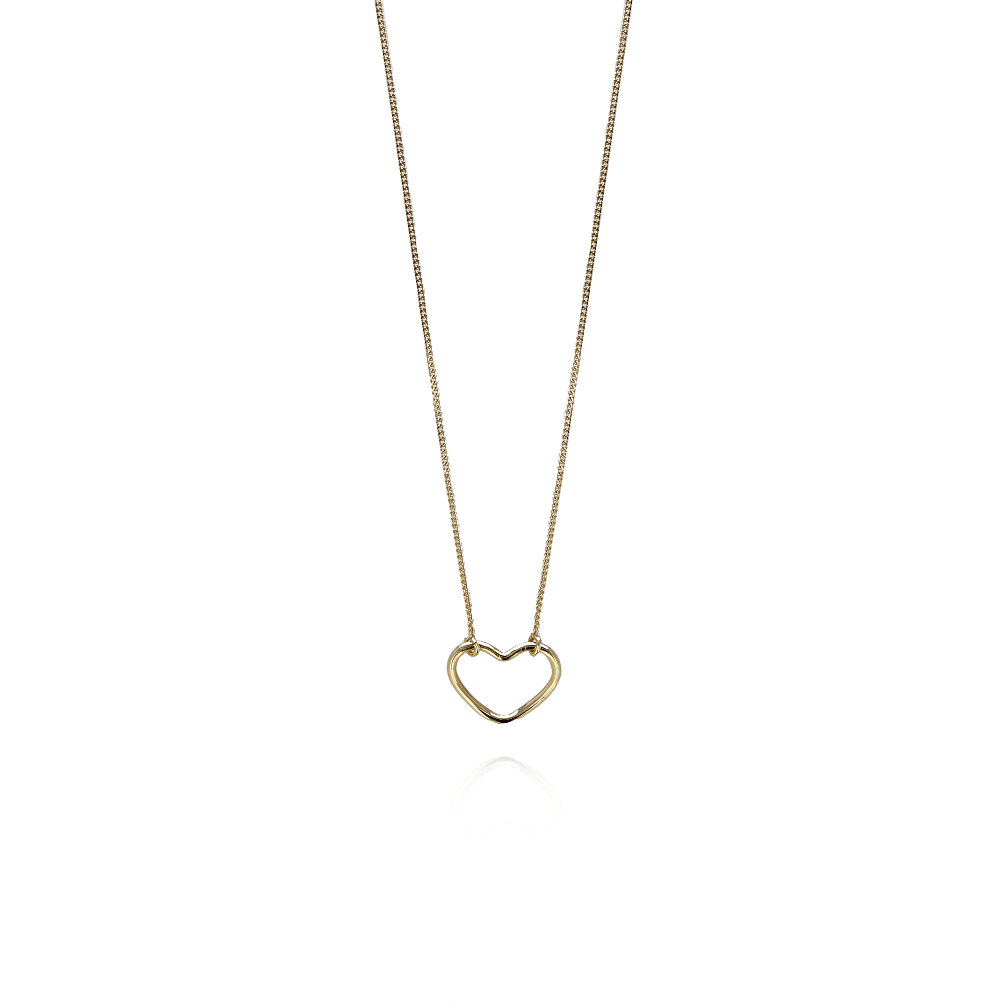 Symbool ketting Open Hart