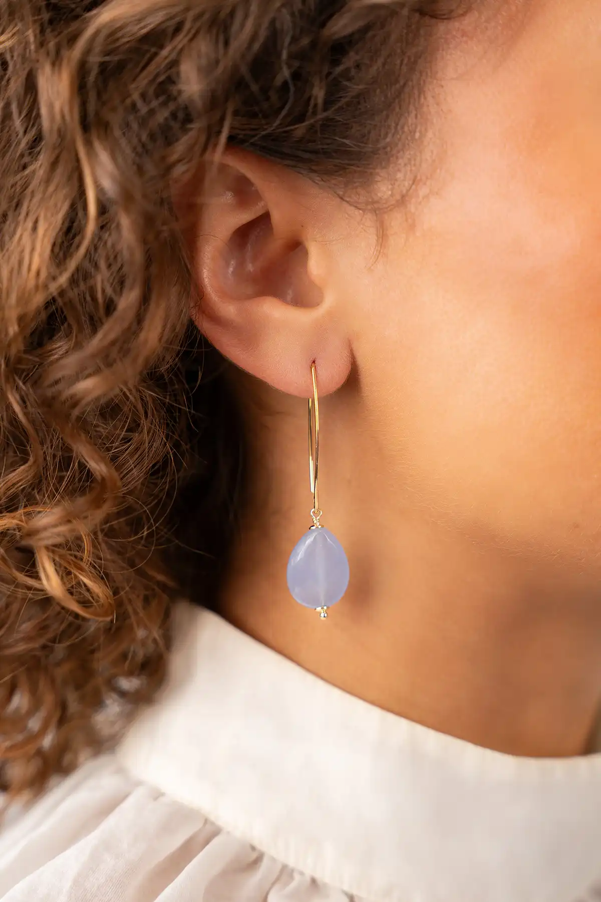 Light Blue Earrings Drop S