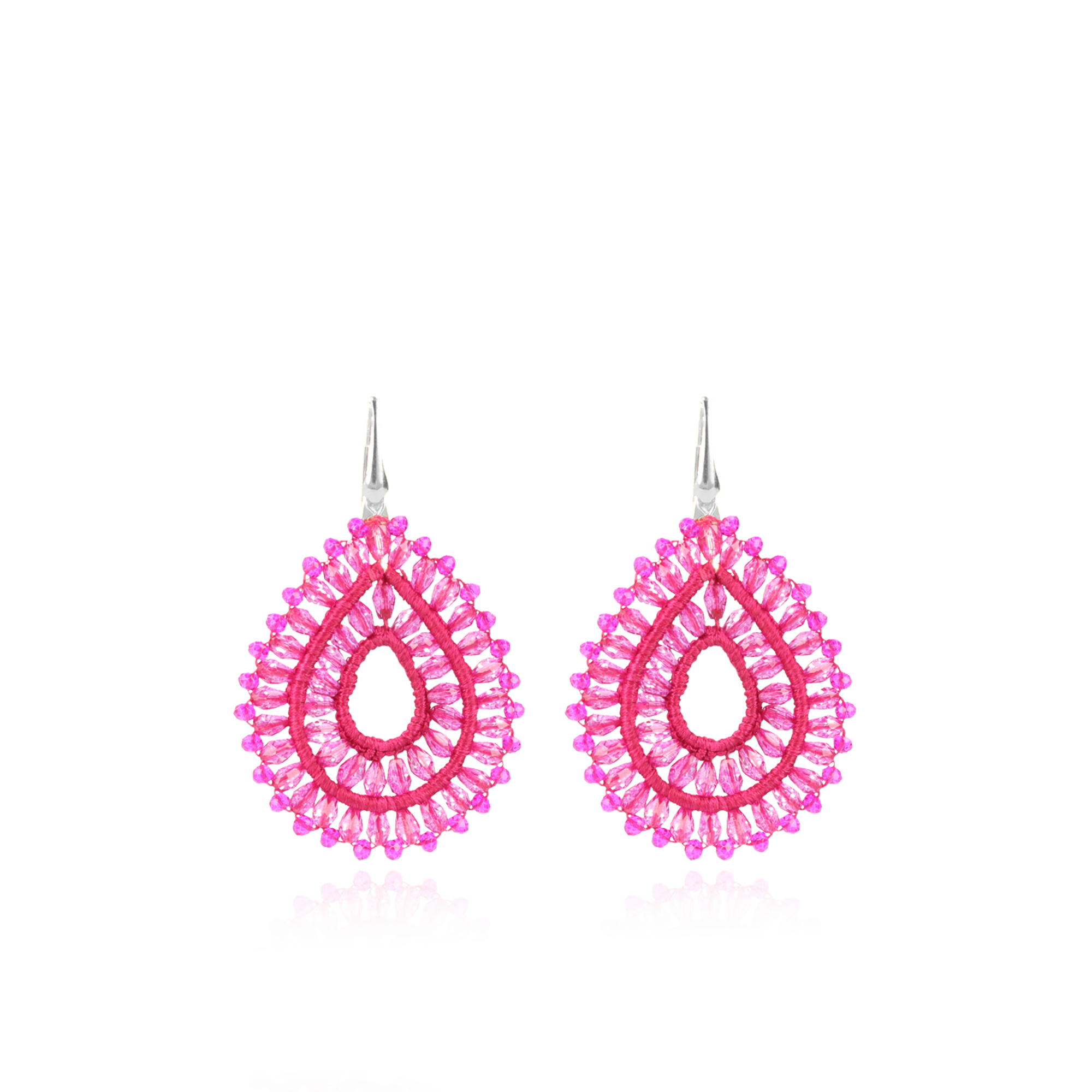 Fuchsia Oorbellen Silk Drop Double Crystallott-theme.productDescriptionPage.SEO.byTheBrand