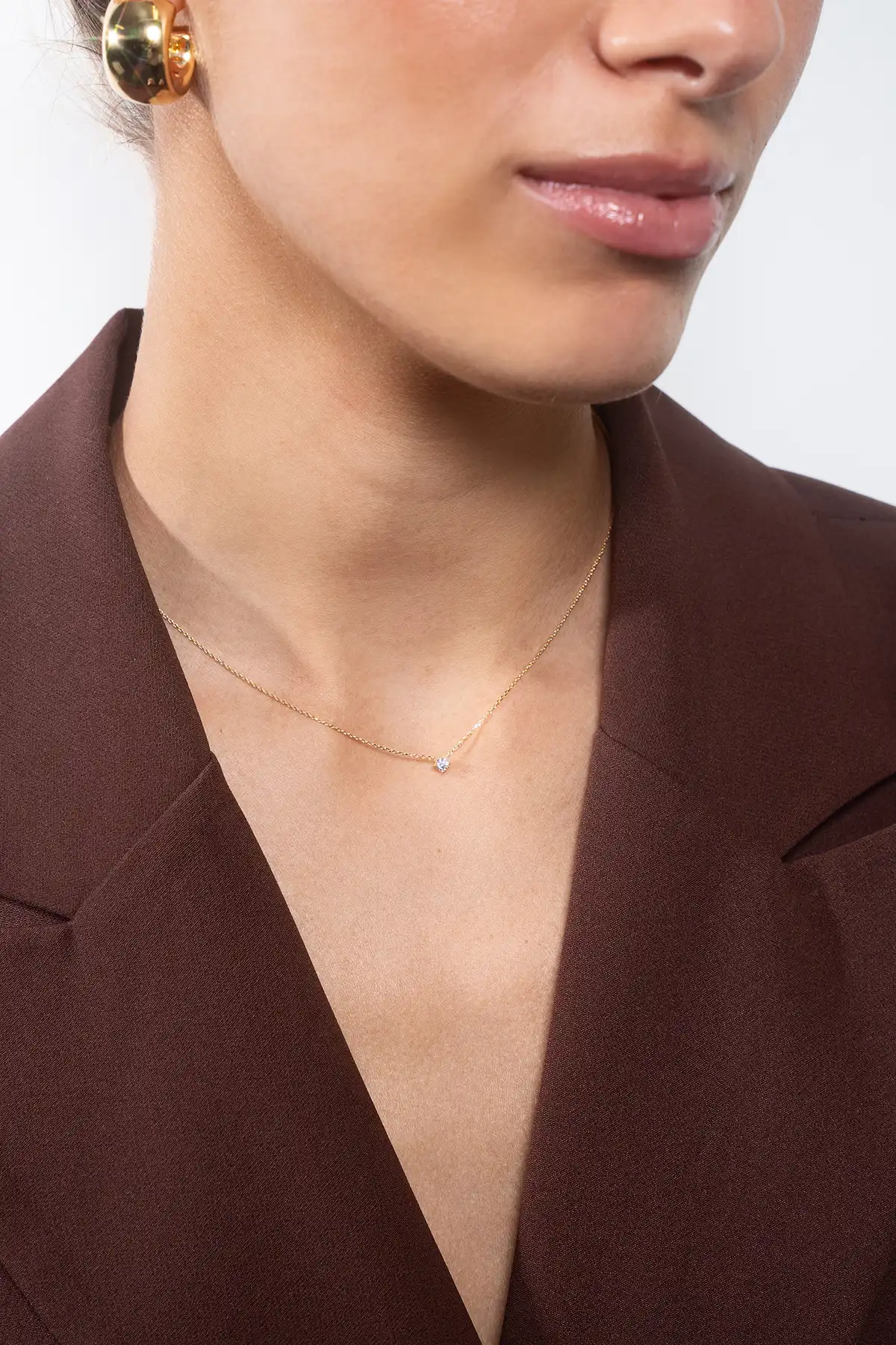 14 karat gold necklace One Diamondlott-theme.productDescriptionPage.SEO.byTheBrand