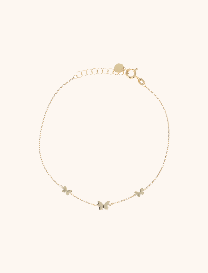 9 Karat Armband drei Schmetterlingelott-theme.productDescriptionPage.SEO.byTheBrand