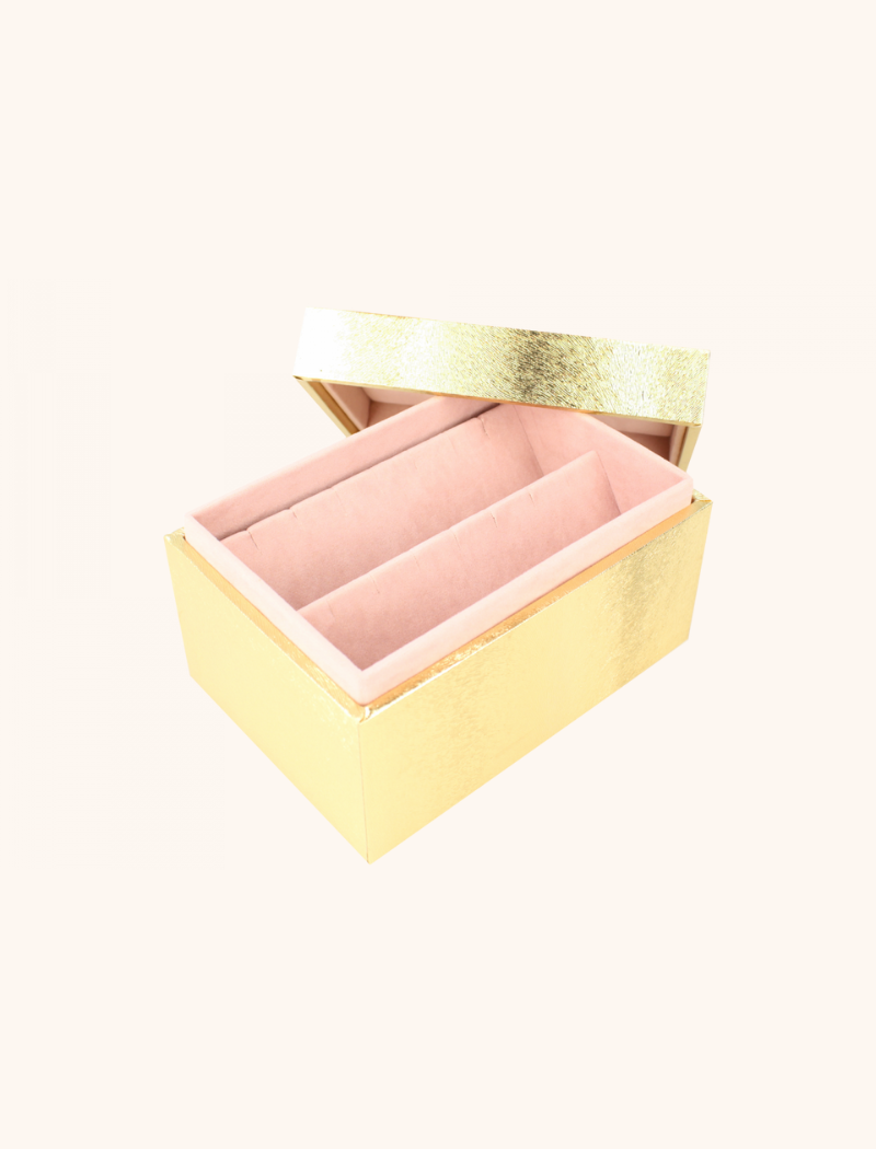 Gold jewelry box 7 Pair - S