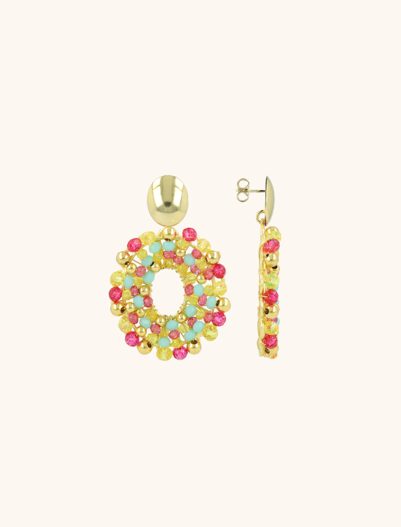 Blauwe multi oorbellen Mia ovaal Slott-theme.productDescriptionPage.SEO.byTheBrand