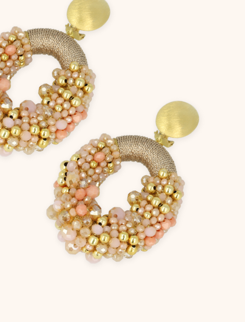 Beige Oorbellen Opheilia Combi Ovaal Llott-theme.productDescriptionPage.SEO.byTheBrand