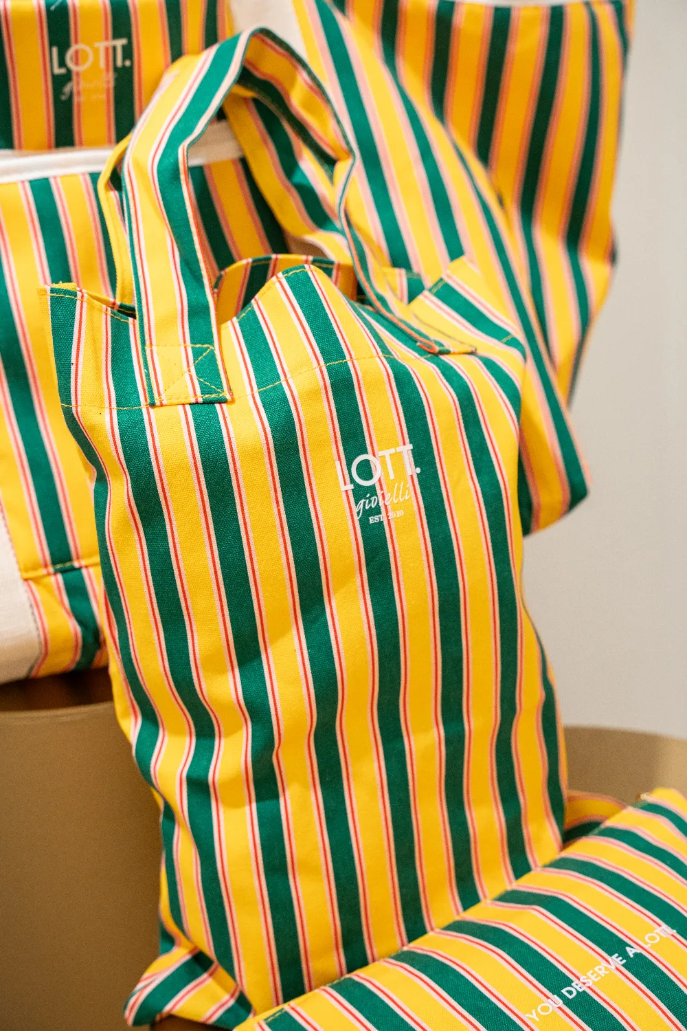 Striped Tote Bag S