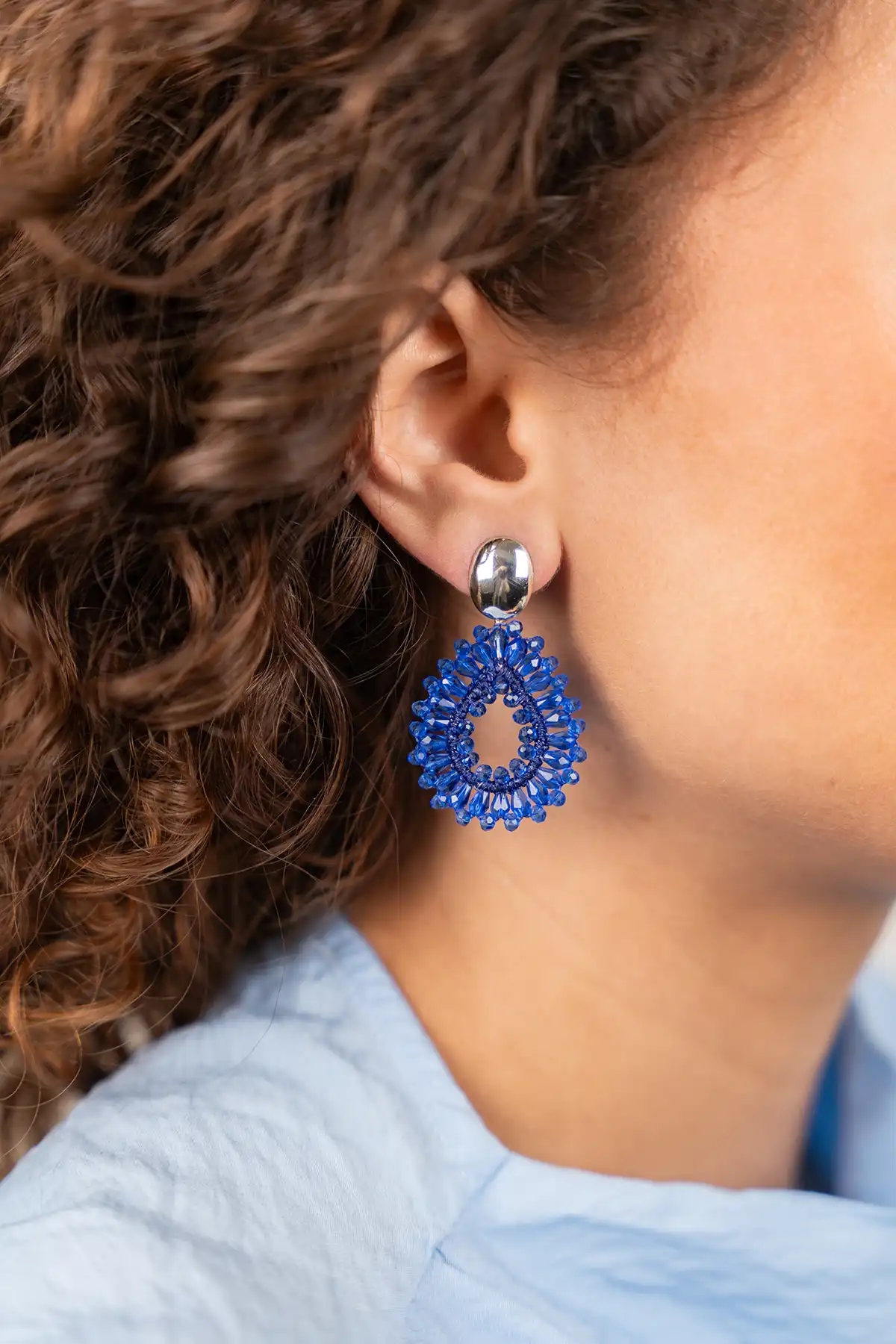 Blauwe Oorbellen Robin Drop Crystal Smalllott-theme.productDescriptionPage.SEO.byTheBrand