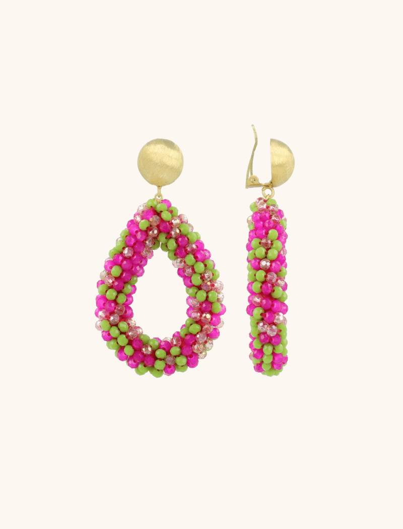 Fuchsia Lime Oorbellen Berry Druppel L Cliplott-theme.productDescriptionPage.SEO.byTheBrand