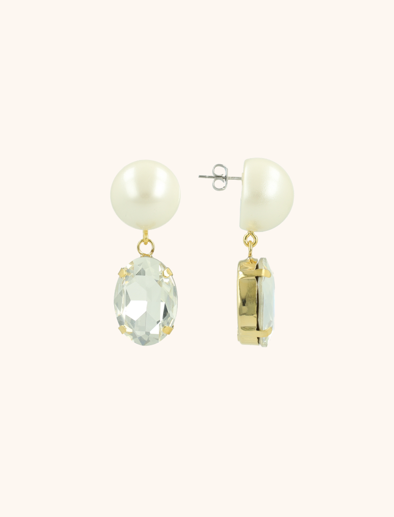 Ronde Kristal Parel Oorbellen Element Ovaal Llott-theme.productDescriptionPage.SEO.byTheBrand