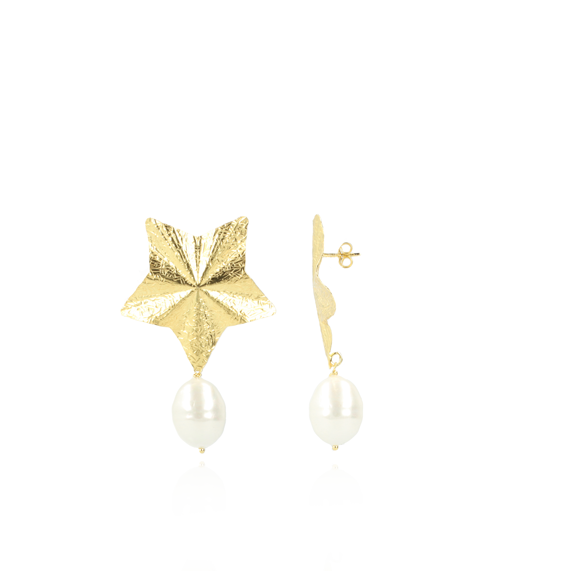 Classic Earring Pearly Star