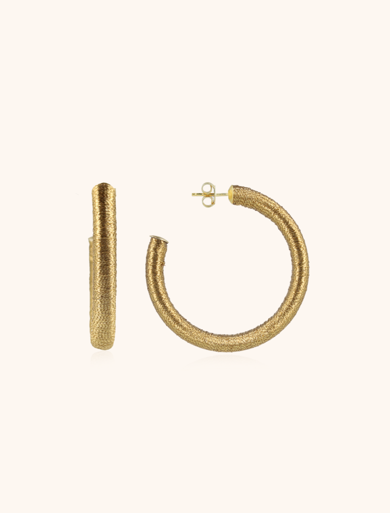 Gold-coloured Earrings Chloe Creole L