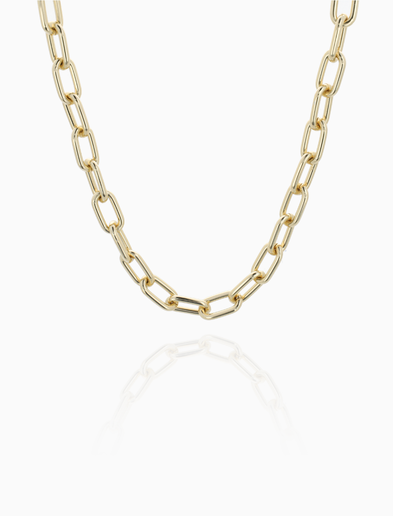 Cyris - CLA Necklace Paperclip M - Soft Gold