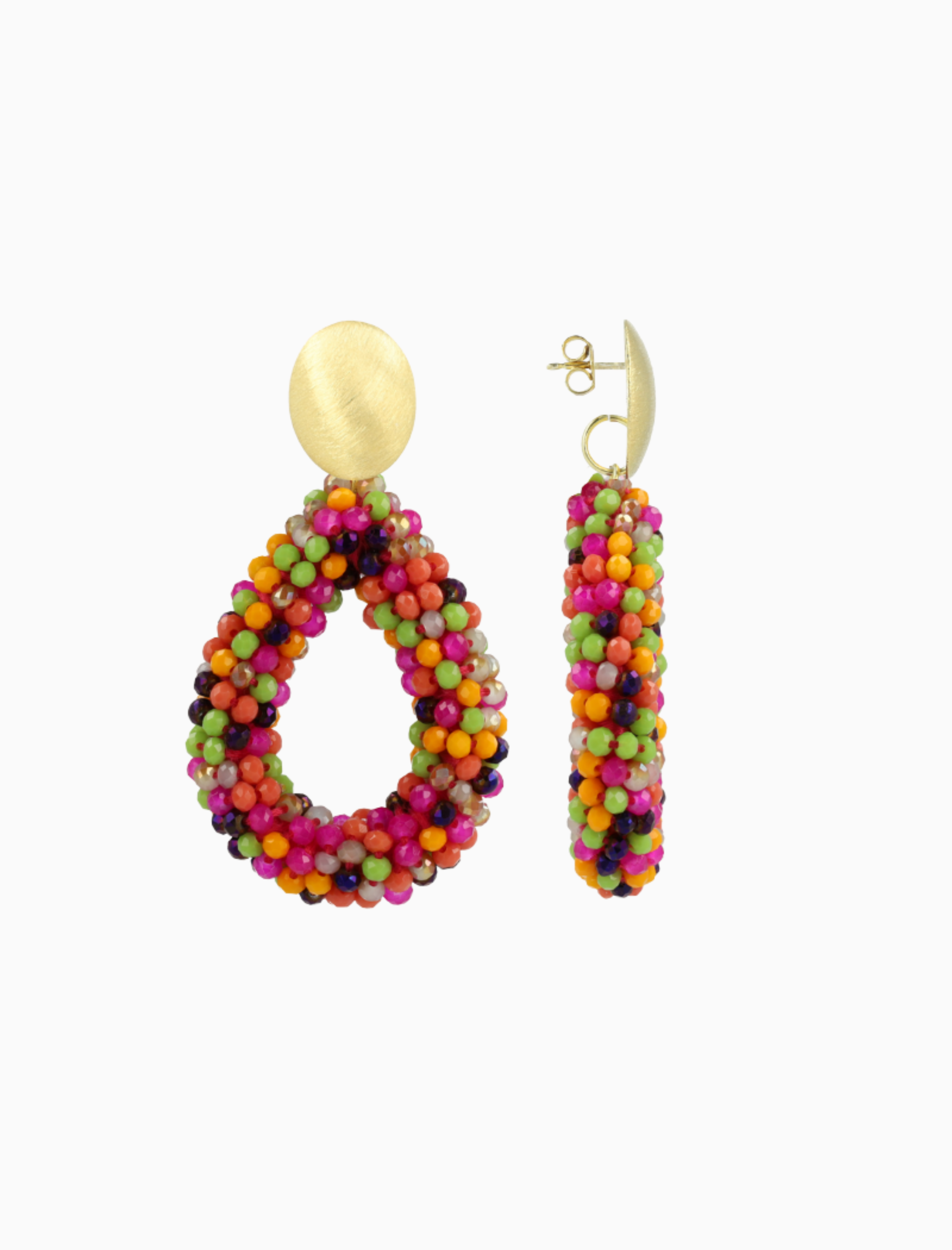 Herbst Multi Mix Ohrringen Berry Drop L