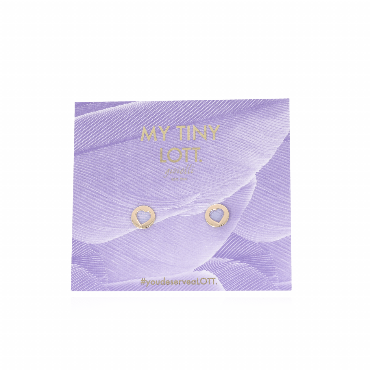 My Tiny LOTT. Rose Symbol Heart coin mini oorbellenlott-theme.productDescriptionPage.SEO.byTheBrand