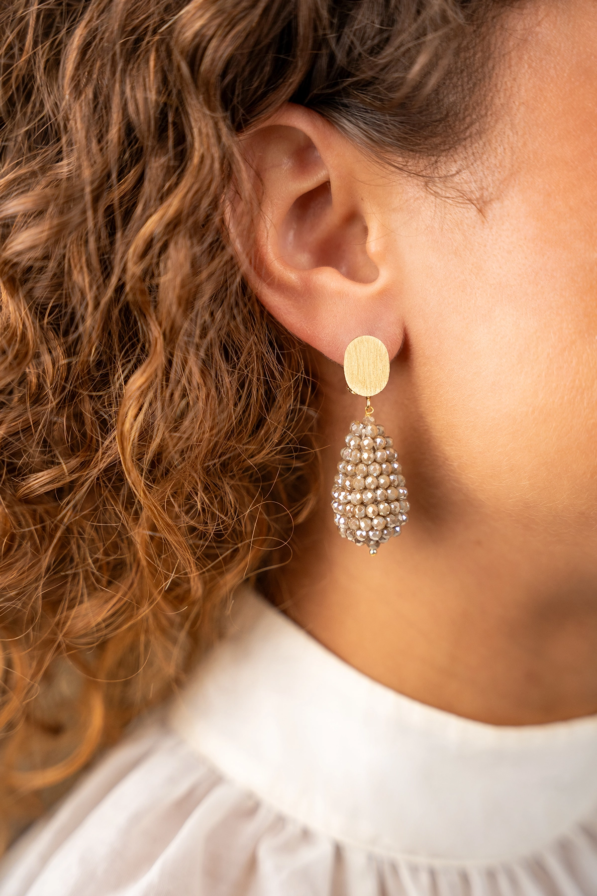 Champagne Earrings Amy Cone S Clip