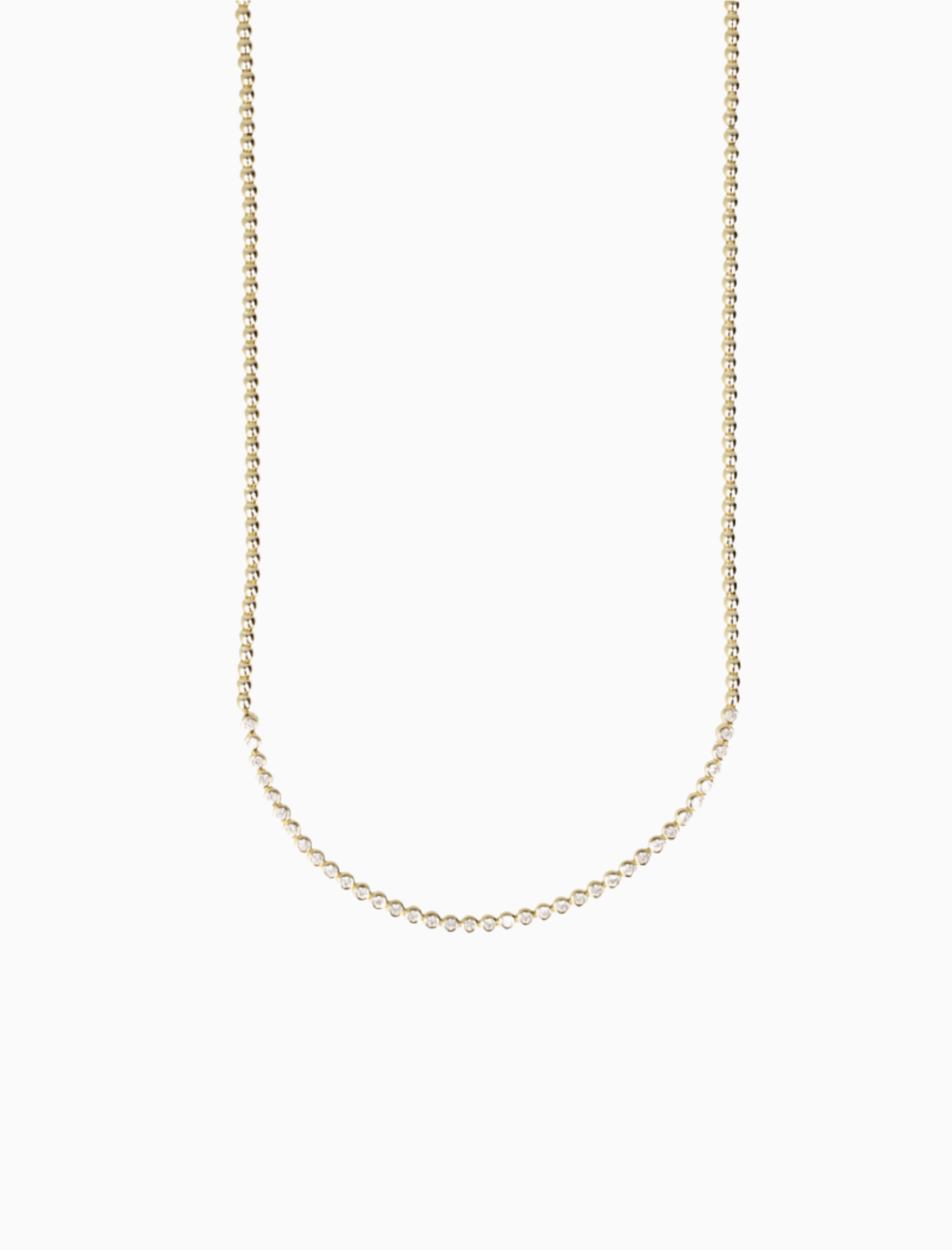 Crystal Framed Tennis Ketting