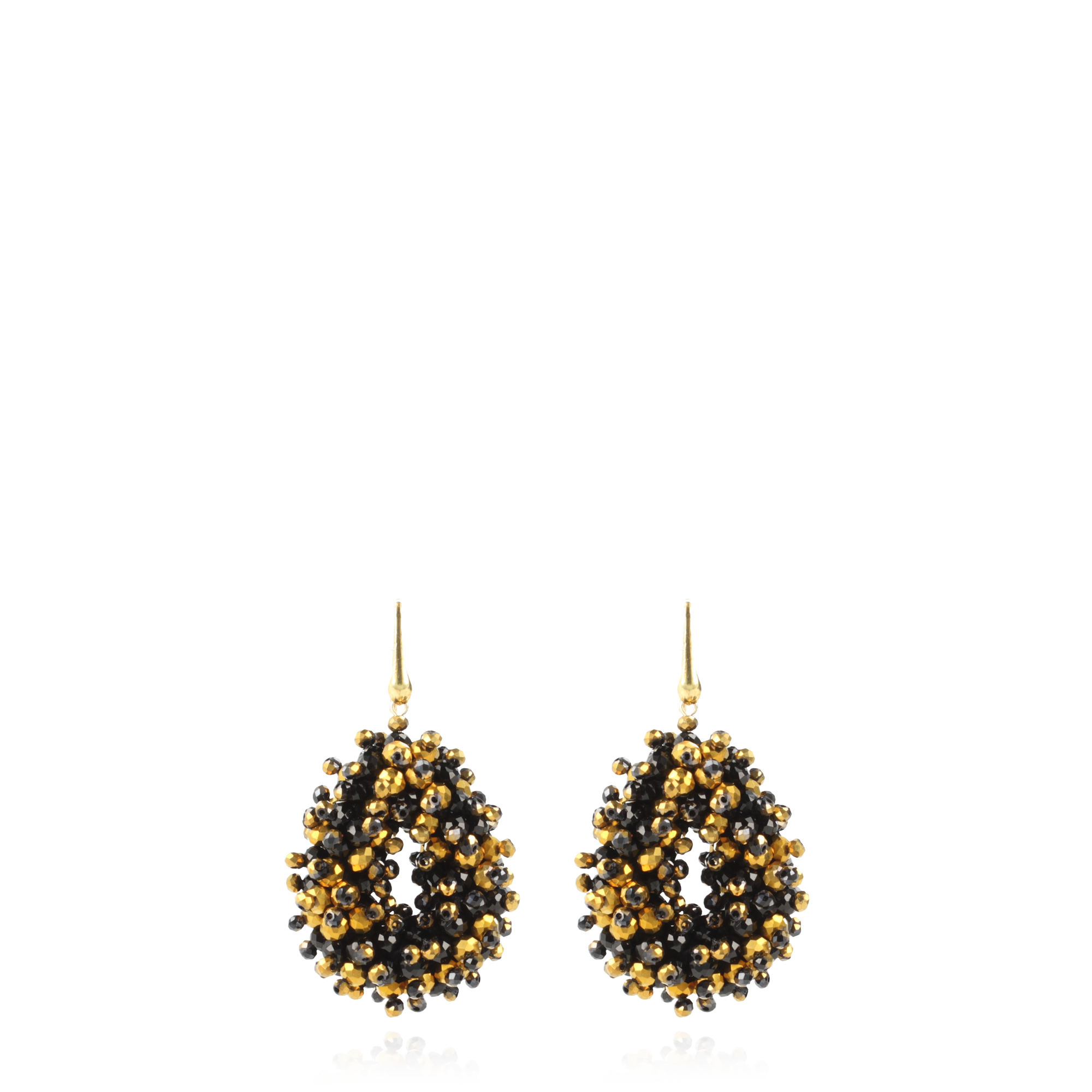 Goudkleurige Oorbellen Louise Double Stones Tonal Drop Slott-theme.productDescriptionPage.SEO.byTheBrand