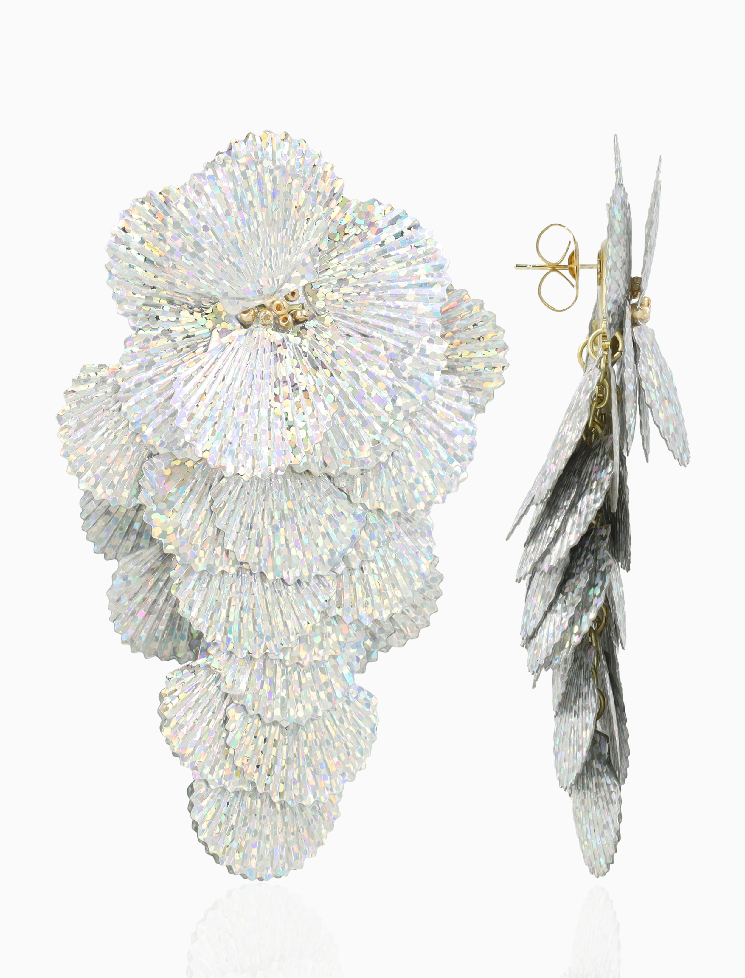Aqua Ohrringe Charlize Shell Rain