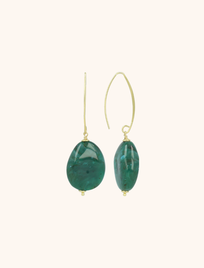 Grune Ohrringe Amber Squeezed Drop  lott-theme.productDescriptionPage.SEO.byTheBrand
