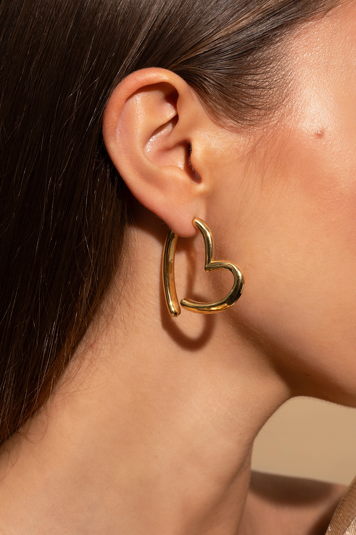 Gold Open Heart Earringslott-theme.productDescriptionPage.SEO.byTheBrand