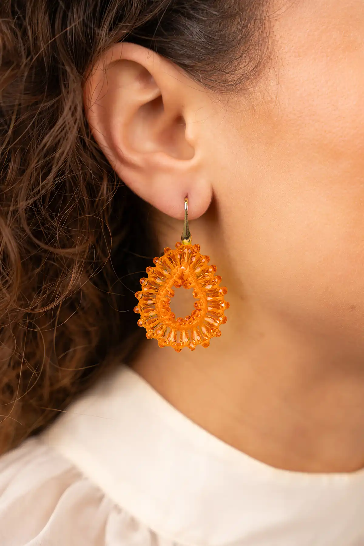 Orange earrings Robin drop S lionlott-theme.productDescriptionPage.SEO.byTheBrand