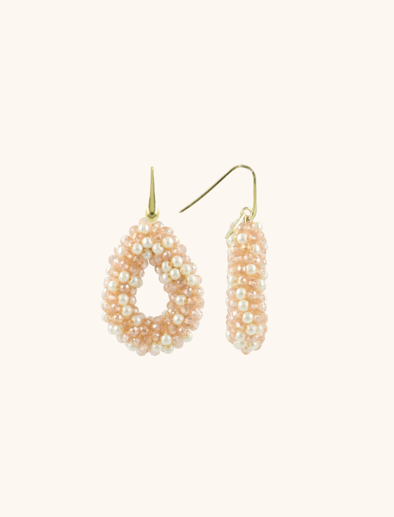 Pink Earrings Berry Drop S