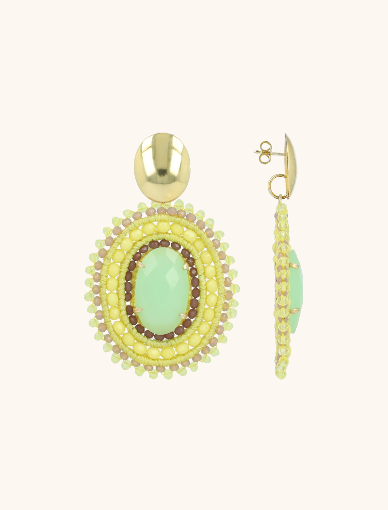 Lemon Mix Oorbellen Jamie Filled Oval 3 Rings With Stonelott-theme.productDescriptionPage.SEO.byTheBrand