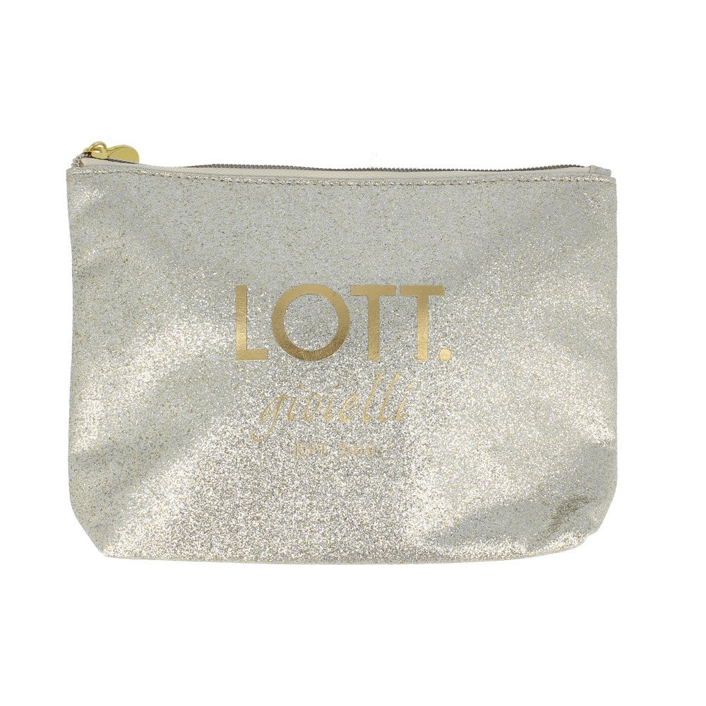 LOTT. silberner Glitterbag