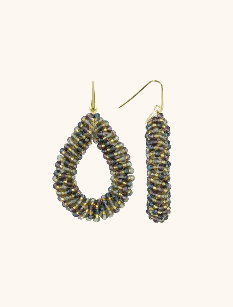 Elemental Mix Earrings Berry Drop L