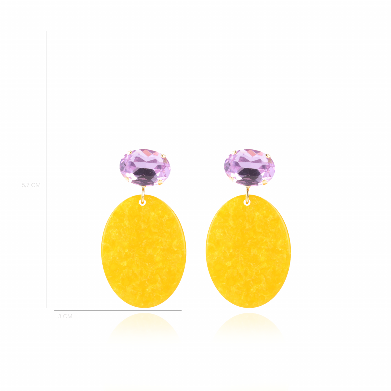 Marble Oranje Oorbellen Celia Ovaal S Strass Violetlott-theme.productDescriptionPage.SEO.byTheBrand