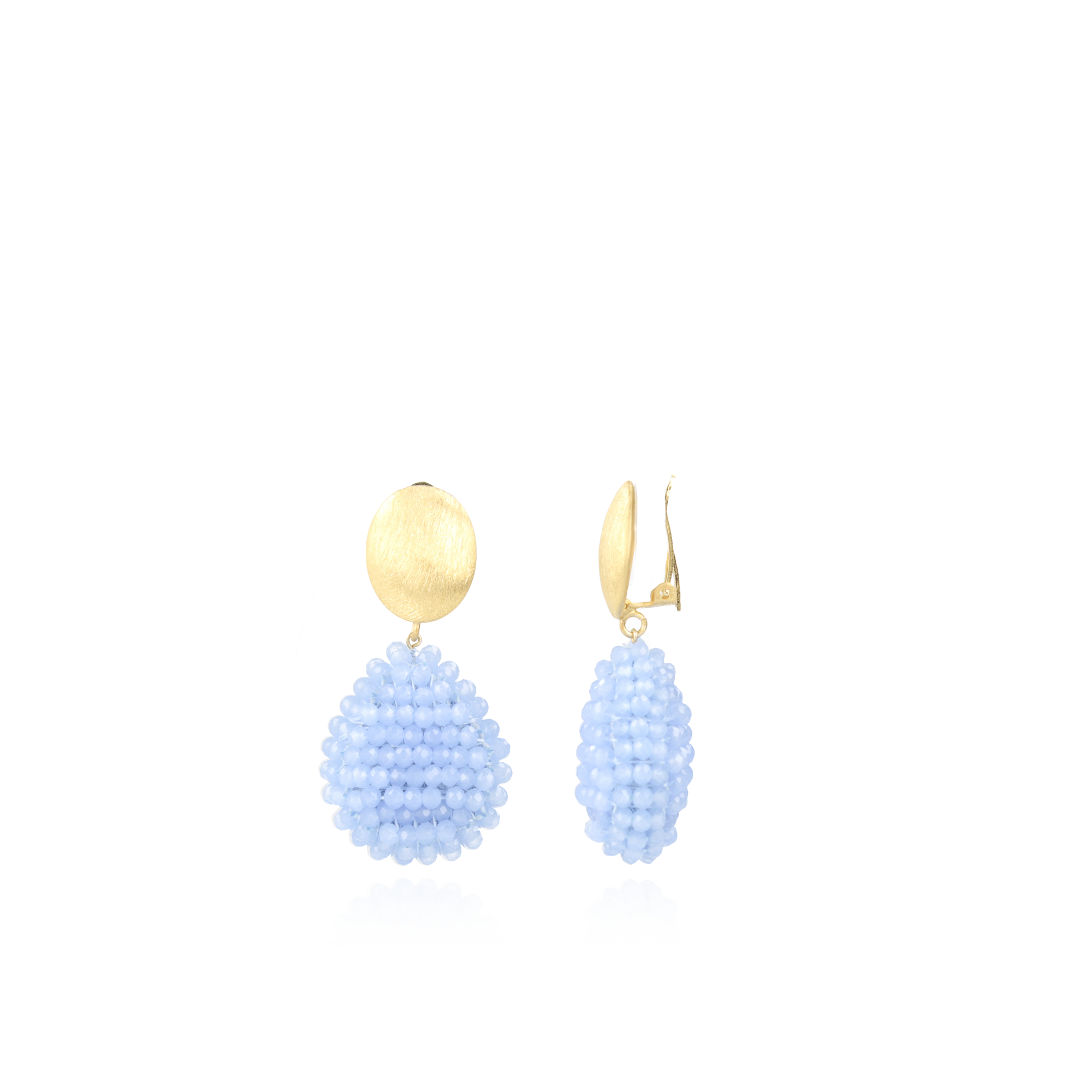 Baby Blue Earrings Loulou Closed Drop S Clip