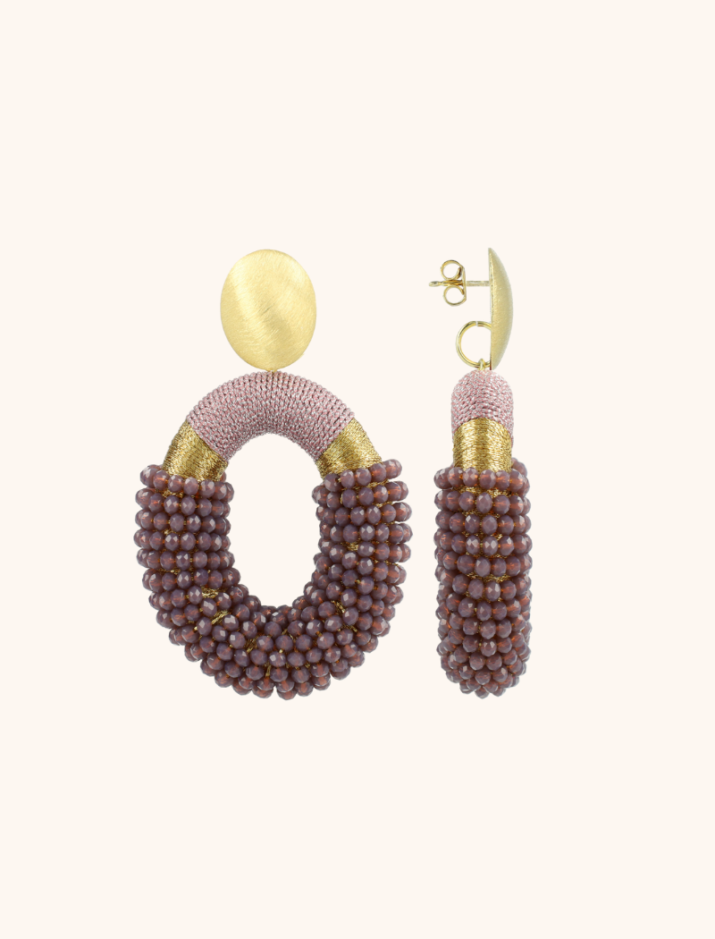 Ohrringe Lavendel Yara Oval Llott-theme.productDescriptionPage.SEO.byTheBrand