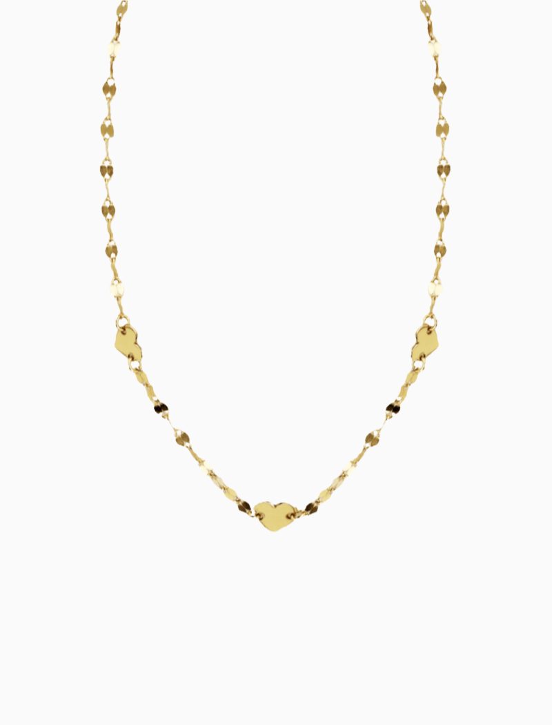 Symbool Ketting Pailletes Hart