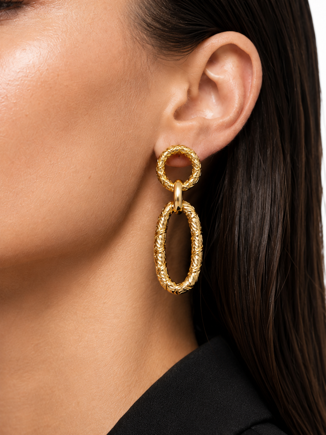 Anira - CLA Earring Bamboo - Soft Gold