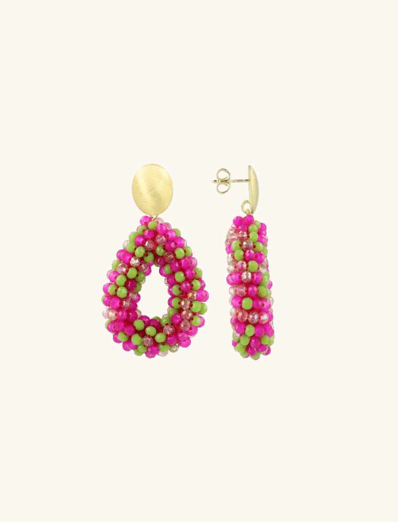 Fuchsia Lime Oorbellen Berry Druppel Slott-theme.productDescriptionPage.SEO.byTheBrand