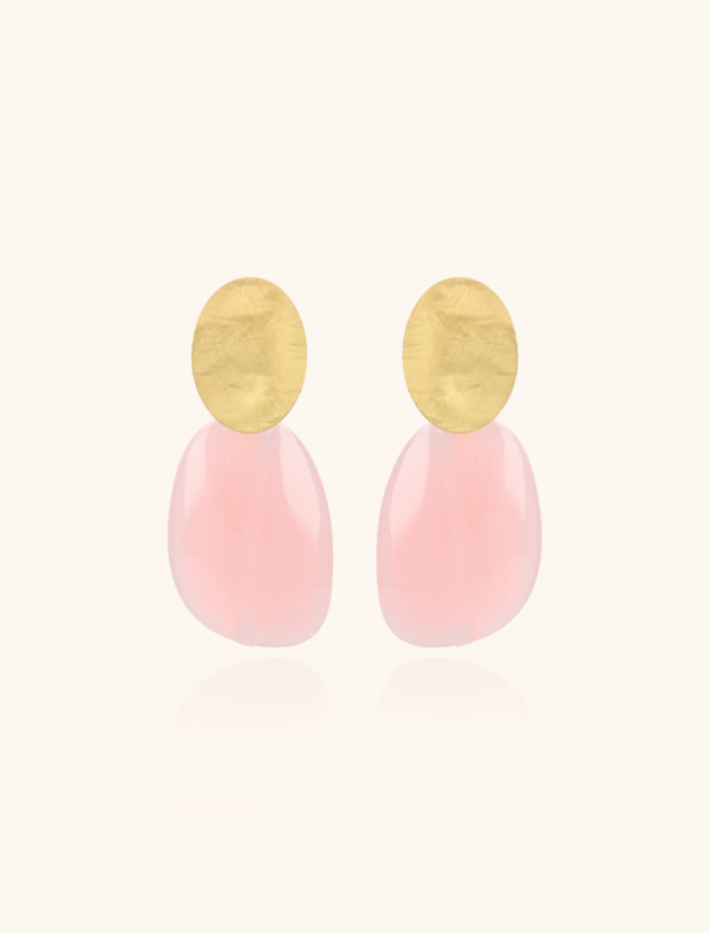 Roze Oorbellen Sara Asymmetrisch Ovaal Llott-theme.productDescriptionPage.SEO.byTheBrand