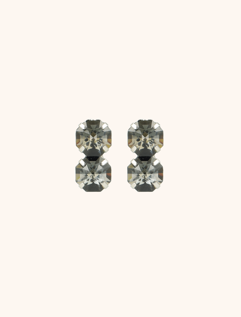 Sjuul Oorbellen Octagon Fall Twee Stenen Zwarte Diamantlott-theme.productDescriptionPage.SEO.byTheBrand