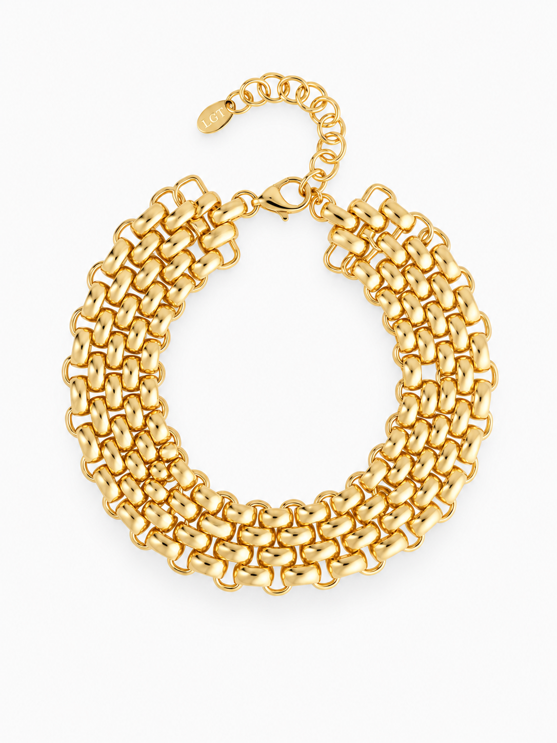 16.012 - gold colored soft gold multiple rings xl