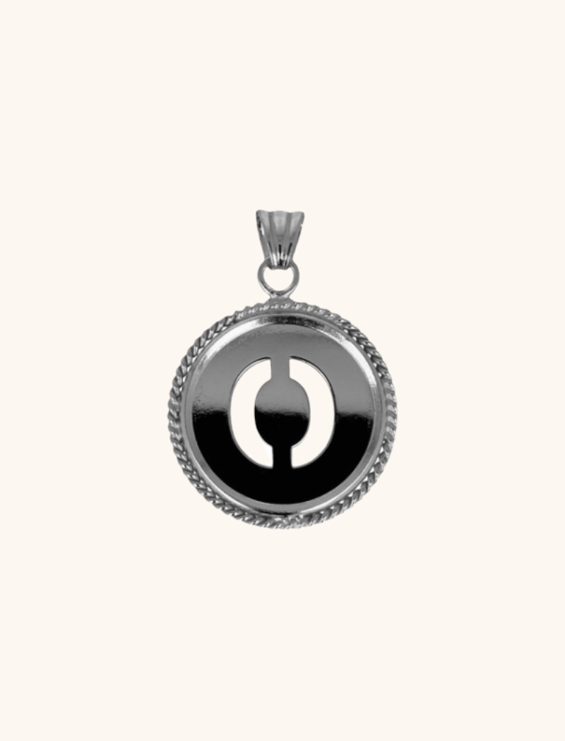 Zilveren Initial Medallion pendantlott-theme.productDescriptionPage.SEO.byTheBrand