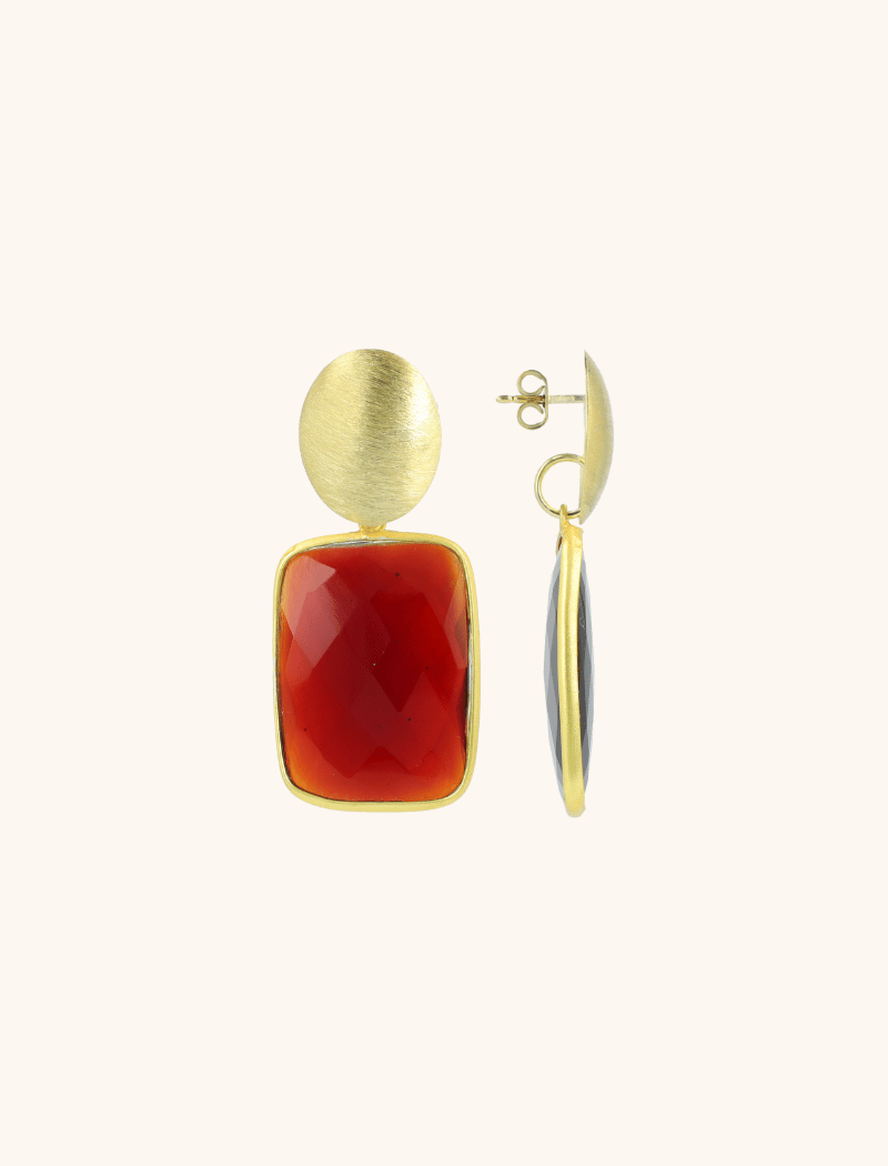 Bordeaux Earrings Jane Square